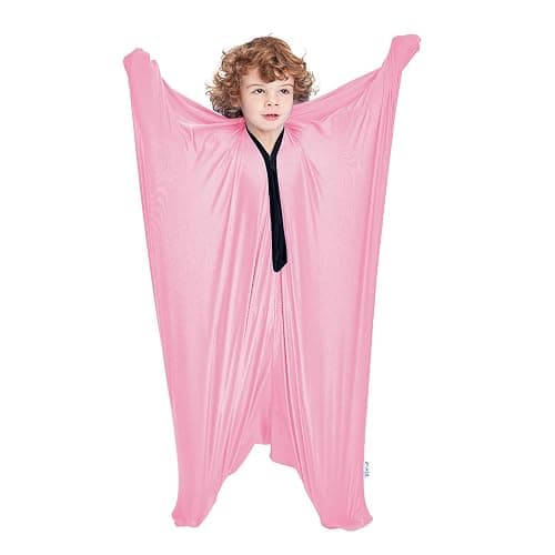 SANHO Dynamic Movement Sensory Sock Body Sock, Medium,6-9 Years Old, 47''H X 27''W, Good for Height:41"-51",Pink thumbnail 3