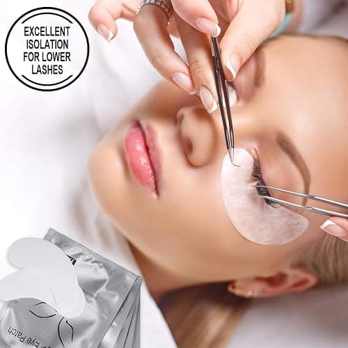 Ocim 100 Pairs Under Eye Pads Lash Extensions,100% Natural Hydrogel Gel Eye Patches for Lashes Extension/Eyelash Tinting thumbnail 6