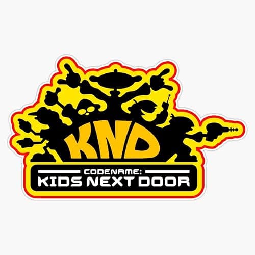 Codename: Kids Next Door Bumper Sticker Window Vinyl Decal 5" - Image 1