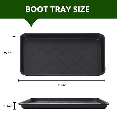 Finorder Multi-Purpose Boot Trays, 2 Pack, 17.6" x 14" x 1.2" thumbnail 3