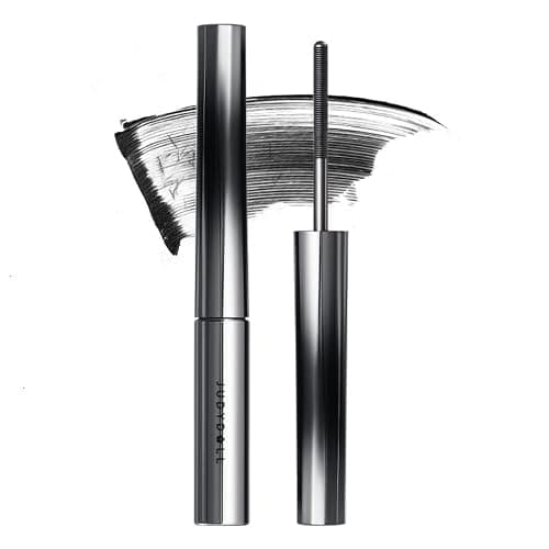 JUDYDOLL 3D Curling Eyelash Iron Mascara -Waterproof, Volumizing and Lengthening, Smudge-Proof, Clump-Free, Ultra Fine, Black & Brown Tubing Mascara, Classic & Upgraded Edition, Suitable for all Types - Image 1