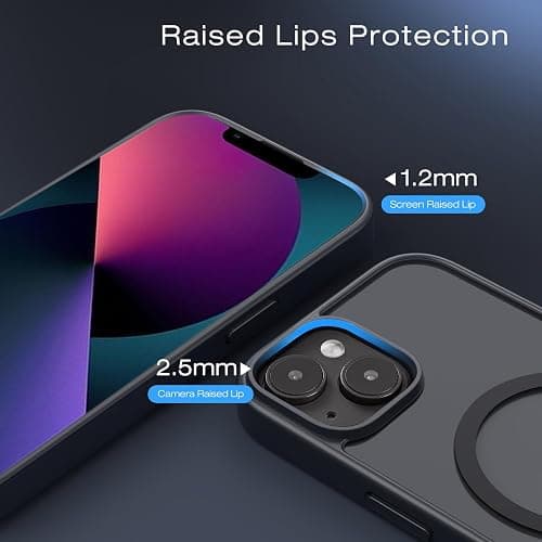 Ntwinro Magnetic for iPhone 12 mini & 13 mini Case (Compatible with MagSafe) with Detachable Wallet & Card Holder for 3 Cards [RFID Blocking] Military Grade Protective Slim Phone Cover, Black thumbnail 8