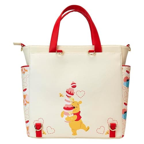 Loungefly Disney Winnie The Pooh Love Convertible Backpack and Tote Bag thumbnail 3