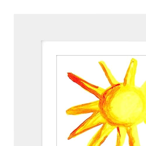 Americanflat Kids Artwork Frame Changeable (White) - Magnetic Door Holds 100 Art Pieces - 8.5x11 Letter Size Display with Mat or 10x12.5 Without Mat - My Mini Masterpiece thumbnail 10