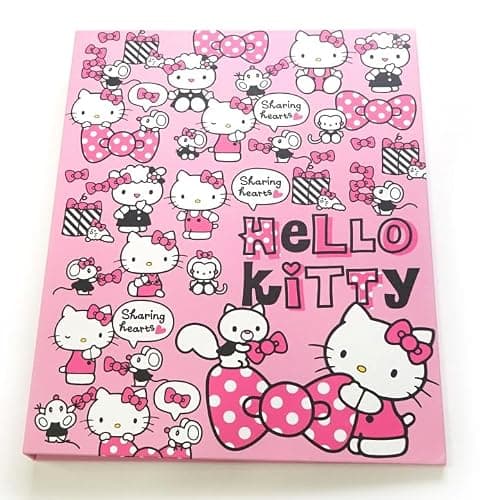 Kitty's Hard Cover 3 Ring Binder Set of 2-2 Different Designs - Officially Licensed thumbnail 6