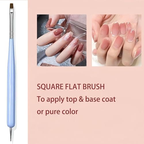 Faiteary Nail Brush Set with Nail Art Polish Brushes Builder Gel Brush thumbnail 7