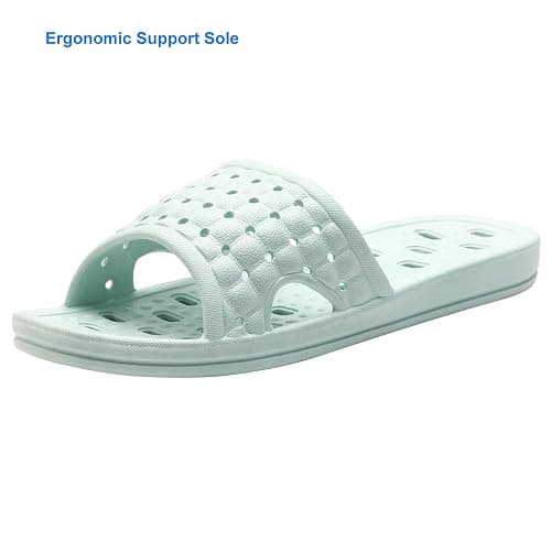 COZYAREA Shower Shoes Quick Dry Non-Slip Bathroom Slippers for Men Women Dorm Home Slides thumbnail 4