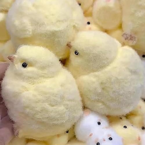 Taba Squishy Chick, 2pack Handmade Taba Squishy Kit, Stress Relief Toys,Fufu Squishy Chicken for Adults Gift thumbnail 3