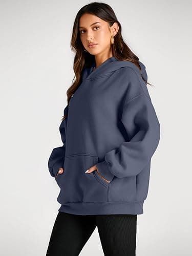 Trendy Queen Womens Oversized Hoodies Fleece Sweatshirts Fall Fashion Pullover Sweaters Winter Clothes thumbnail 3