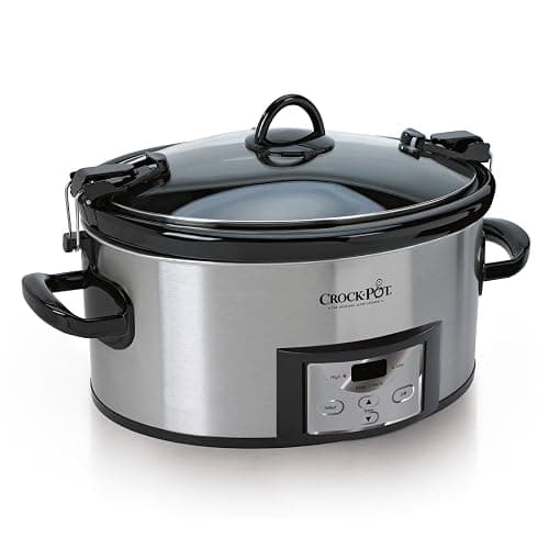 Crock-Pot 6 Quart Cook & Carry Programmable Slow Cooker with Digital Timer Stainless Steel (CPSCVC60LL-S) pack of 1 thumbnail 3