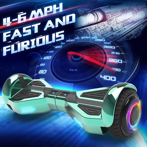 HOVERSTAR All-New HS2.0 Hoverboard All-Terrain Two-Wheel Self Balancing Flash Wheel Electric Scooter with Wireless Bluetooth Speaker thumbnail 3