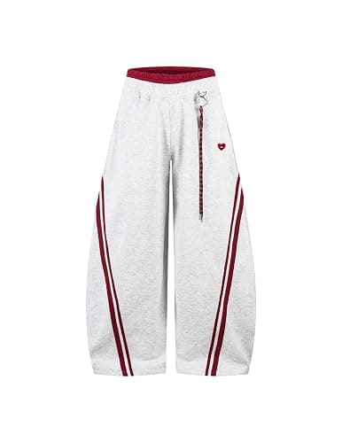 Aelfric Eden Stripes Baggy Barrel Sweatpants Elastic Double Waist Wide Leg Pants Women Men Casual Y2K Unisex Lounge Trouser - Image 1