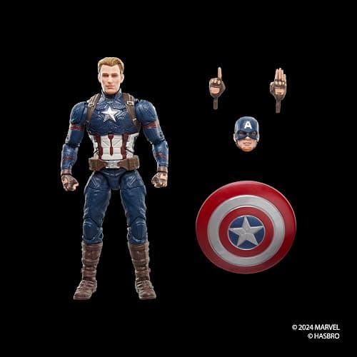 AVENGERS Marvel Legends Series Captain America, Endgame Collectible 6 Inch Action Figure thumbnail 10