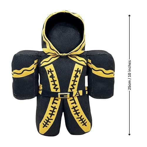 Forsaken Taph Plushie, Stuffed Toy, Plush Toy Decor, Game Gifts, Gaming, Black, Gold (25cm) thumbnail 2