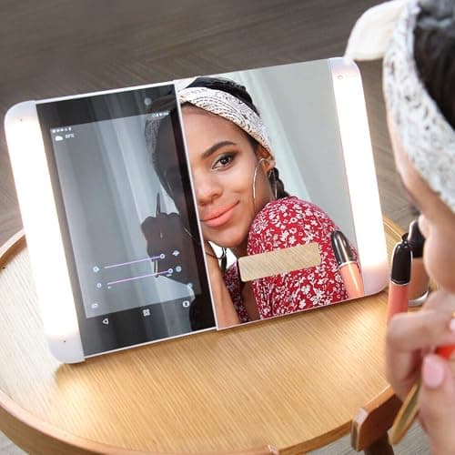 HiMirror Himirror Slide: Smart Makeup Mirror With Skin Detector, Smart Beauty Mirror With Led Lights, Vanity Mirror With Foldable Stand, 1 count thumbnail 4