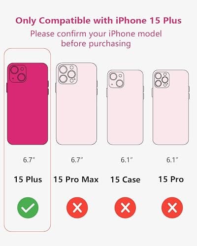 SCORPIFY for iPhone 15 Plus Case [Compatible with MagSafe] with Colorful Pearl Iridescent Design, Cute Clear Magnetic Phone Cover for Women Girls and Men, Bumper with Mother of Pearl Shell Pattern thumbnail 2