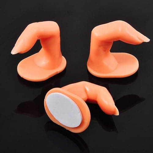 10 pcs Practice Finger Training Display Practice Stand Fake Finger Plastic Model for Nail Art Practice thumbnail 3