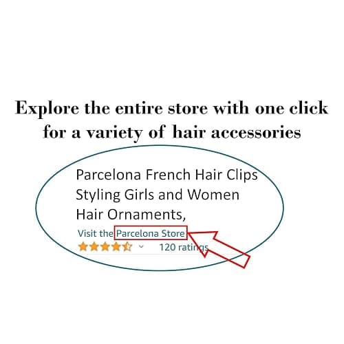 Parcelona French Bold 3/4" Wide Set of 2 Celluloid Hair Headbands Very Flexible Strong Hold Grip No Slip Inner Teeth Durable Styling Women Hair Accessories, Made in France (Tortoise Shell Brown) thumbnail 8