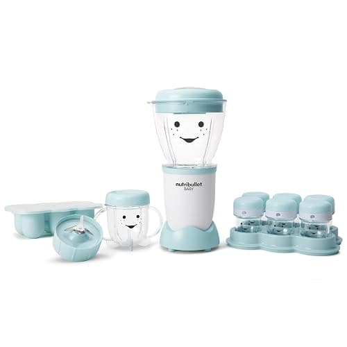 NutriBullet NBY-50100 Baby Complete Food-Making System, 32-Oz, White, Blue, Clear thumbnail 3