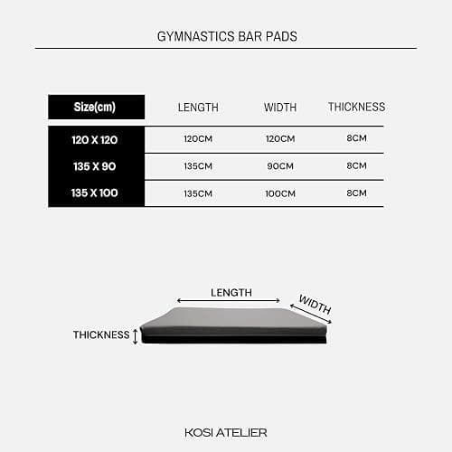 Non Slip Crash Mat For Gymnastics Bars Training Horizantel Bar Landing Crashing Safe Space for kids Schools kindergarten thumbnail 6
