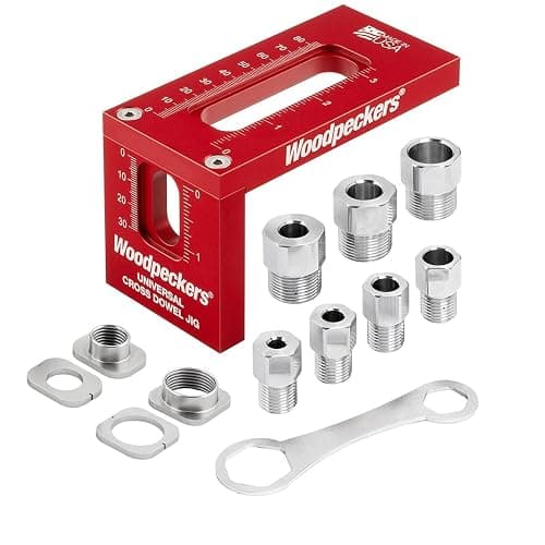 Woodpeckers Universal Cross Dowel Jig Deluxe Kit - Image 1