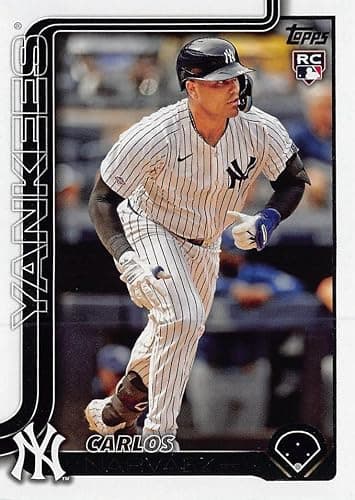 New York Yankees 2025 Topps Complete Mint 26 Card Team Set Featuring Aaron Judge on 3 Different Cards with Will Warren, Carlos Narvaez, Ben Rice and Duke Ellis Rookie Cards Plus thumbnail 9