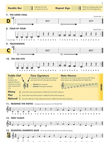 Essential Elements for Band – Bb Clarinet Book 1 with EEi | Beginner Clarinet Sheet Music and Online Resources | Hal Leonard Instructional Songbook for Students and Teachers - Paperback thumbnail 4