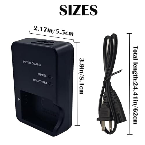 CB-2LH CB-2LHT NB-13L Battery Charger Compatible with Canon G7X G7X Mark II III G1 X Mark III G5X G5X Mark II G9X G9X Mark II SX620 SX720 SX730 SX740 HS Digital Camera(Not Applicable to G1 X) thumbnail 2