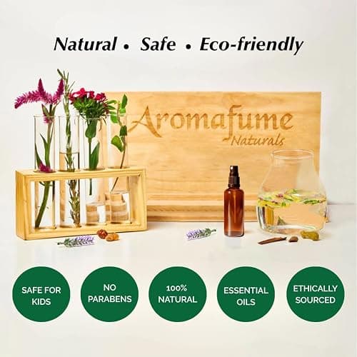 Vanilla Room, Linen & Pillow Spray by Aromafume | 100ml/3.38 fl oz | with Pure Vanilla Essential Oil | Aromatherapy Spray | Mist for Bedding, Fabrics thumbnail 7