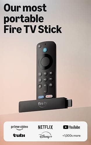 Amazon Fire TV Stick HD (newest model), free & live TV, Alexa Voice Remote, powered by the TV, our most portable Fire TV Stick thumbnail 2