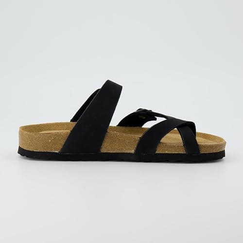 CUSHIONAIRE Women's Luna Cork Footbed Sandal With +Comfort thumbnail 8