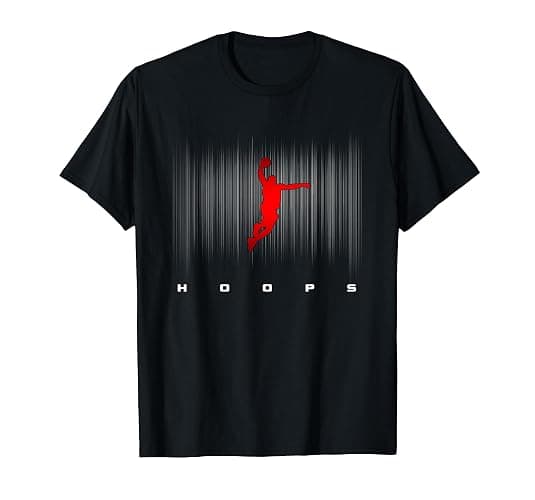 Basketball Clothing Basketball T-Shirt - Black, Small, Classic Fit, Short Sleeve, Unisex-Adults, Boys - Image 1