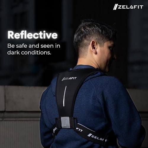 ZelaFit® Running Vest Phone Holder – Running Vest Women & Mens – Adjustable Reflective Running Phone Holder – Ultra-Lightweight Running Bag & Backpack Alternative – Waterproof Phone Pouch & Key Holder thumbnail 7