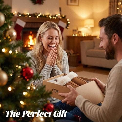 OOW Fuzzy Slippers for Women Cozy Faux Fur House Shoes Winter Warm Memory Foam Slippers for Indoor and Outdoor thumbnail 2