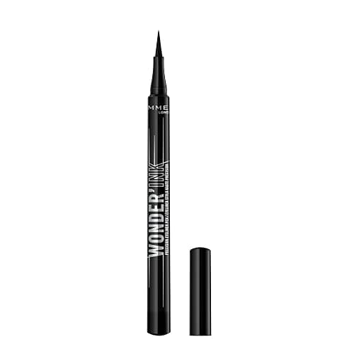 Rimmel Wonder'Ink Liquid Eyeliner, Black, 1 ml - Image 1