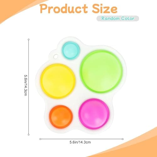 Pop It Fidget Toys, Pop It Fidget Toy Simple Press Stress Relief Toys Anxiety Relief Toys, Sensory Toy for Autism and Adult Fidget thumbnail 2