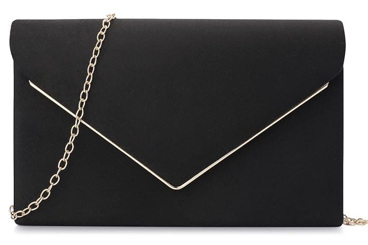 BBjinronjy Clutch Purse for Women Evening Bags Handbags for Wedding Party Cocktail Prom Faux Suede Crossbody Shoulder Bag