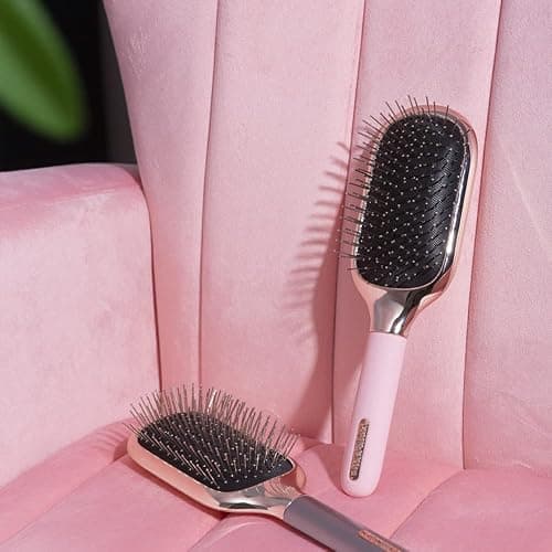 Melbang Hair Brush for Thick Curly Thin Long Short Wet or Dry Hair Adds Shine and Makes Hair Smooth Hair Comb Paddle Hair Brush for Men Women Kid thumbnail 7
