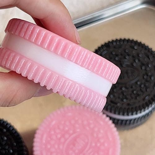 2Pack Stress Relief Toy, Silicone Taba Squishy Toy, Ultra-Soft Squeeze Toys, Decompression Toy, Decompression Venting Toy, Perfect for Stress and Anxiety Relaxing Toy (Black+Pink) thumbnail 2