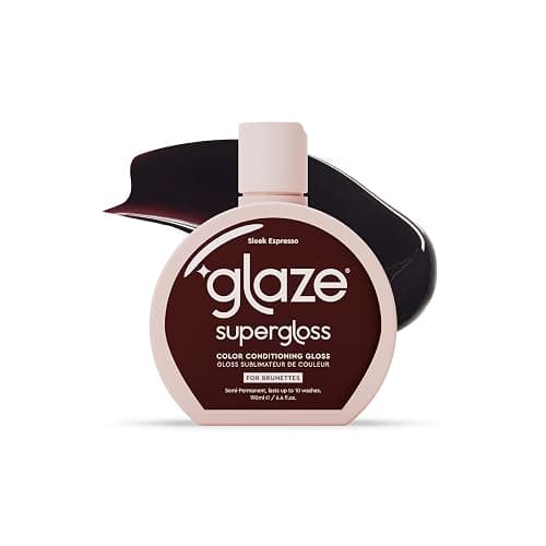 Glaze Supergloss Gloss Colorato – Per capelli castano espresso scuro non decolorati, ravviva il colore, dona lucentezza, trattamento tonalizzante semi-permanente – 190 ml - Image 1