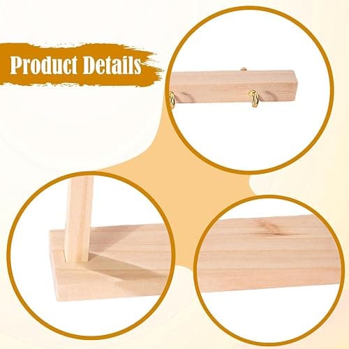 Zialofi Nail Swatch Sticks Display Stand Organizer Rack Nail Color Sticks Holder Storage for False Nails Sample Tips Salon Table Shop, L 20x6x17.5cm thumbnail 5