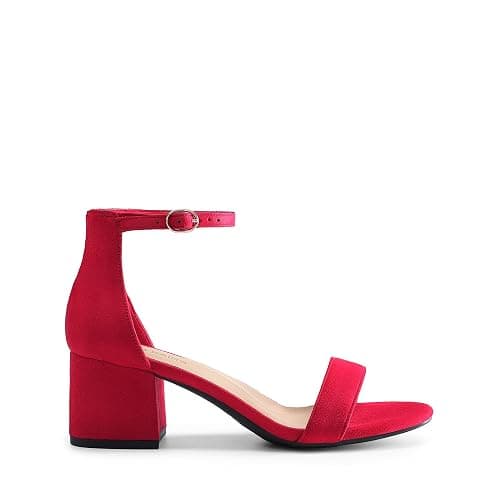 DREAM PAIRS Womens Low-Chunk Low Heel Pump Sandal thumbnail 3