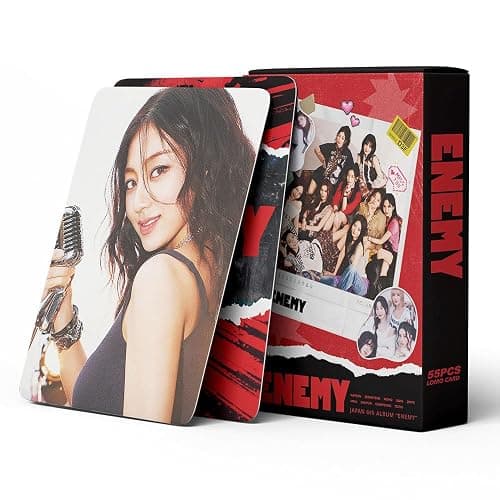 Twice Photocards 2025 New Lomo Cards,Twice Cards for Gift and Fans Collection (55PCS-Red) - Image 1