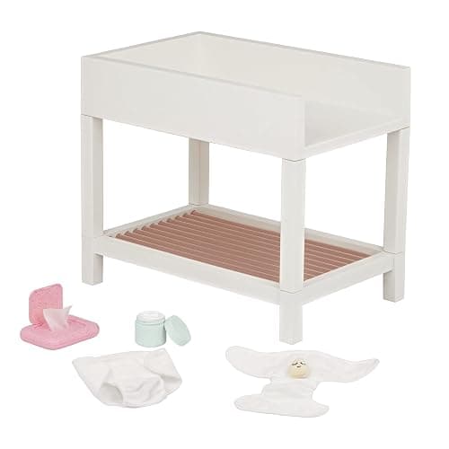 LullaBaby – Changing Station – 2 Diapers with Mini Plushies & Pretend Care Items – Baby Doll Accessories – Pretend Play 2+ Years thumbnail 6