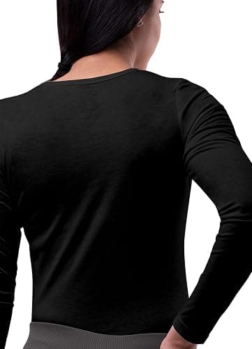Sivvan Scrubs for Women - Long Sleeve Comfort Underscrub Tee 3-Pack thumbnail 3