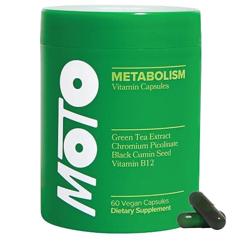 O Positiv Moto Women's Metabolism Support - Energy, Curb Cravings, Healthy Metabolism - Vegan Capsules, 30 Servings - Image 1