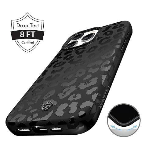 VELVET CAVIAR Black Leopard Cheetah Print Phone Case for iPhone 15 Pro Max - Compatible with MagSafe - 10ft Drop Tested thumbnail 5