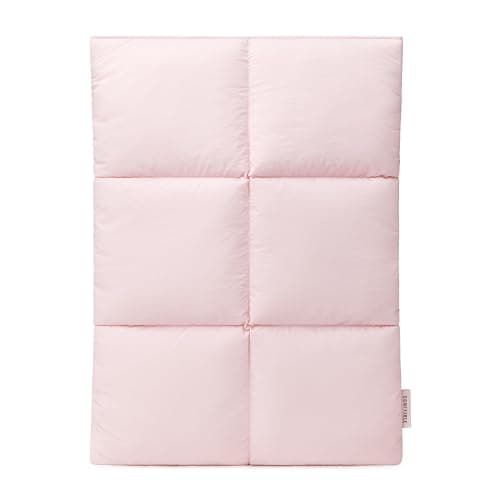 Comfyable Puffy Laptop-Hülle 15/16 Zoll, Gesteppte Puffer Laptop Tasche, weiche MacBook Sleeve kompatibel mit MacBook Air 15 Zoll M5 A3448 und MacBook Pro 16 Zoll M5 Pro/Max A3428 A3429, Hellrosa - Image 1