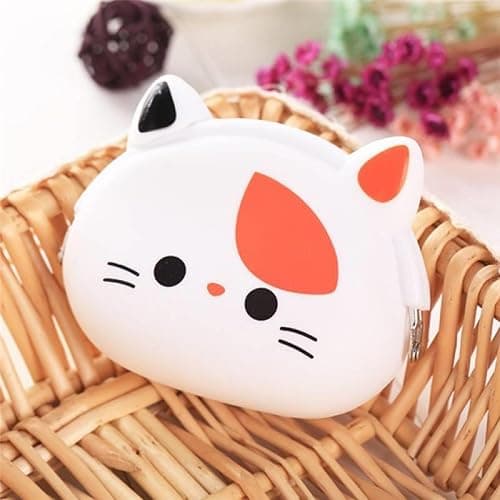 MIAO JIN 4 Pack Animal Coin Purse Cartoon Silicone Change Pouch Gift Bag with Clasp Kiss Lock Coin Wallet Vintage Trinkets Pouch Headset Bag thumbnail 2