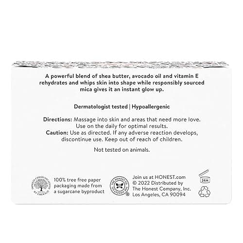 The Honest Company Mama Glow On Body Cream Hydrates Firms and Tightens Skin Shea Butter Avocado Oil Vitamin E 6 oz thumbnail 10